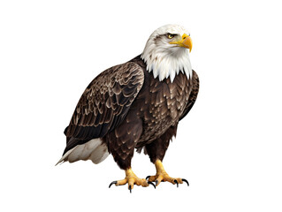 Obraz premium a bald eagle with a white head