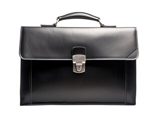 a black briefcase with a lock