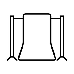 Green Screen line icon