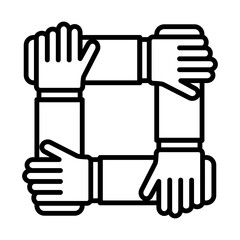 Community Building line icon