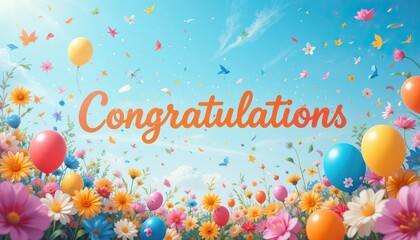 congratulations background.