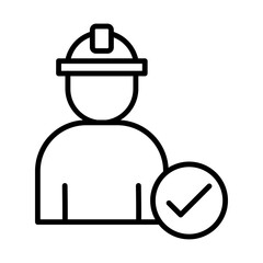 Fototapeta premium Resource Management line icon