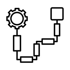 Iteration Planning line icon