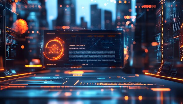 Advanced quality assurance concept with a business certificate glowing in a professional office, compliance improvement metrics, sleek and vibrant aesthetic, hyperdetailed visuals