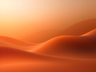 Golden sunset waves, abstract fluid motion.