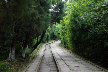 Baima Pass ancient post Road, Luojiang District, Deyang City, Sichuan Province, China