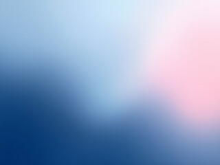 Fototapeta premium Gradient blue sky, calm serene atmosphere.