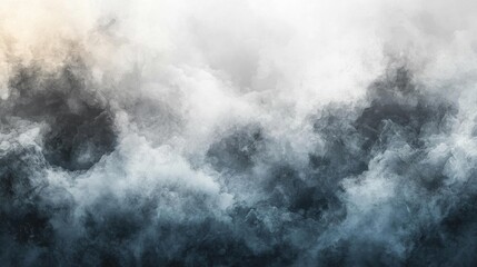 Fototapeta premium Abstract Gray Watercolor Cloudy Background. Generative AI