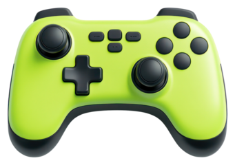 PNG Game controller green electronics technology.