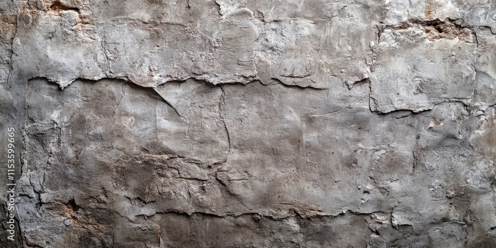 Poster rough grey brown wall texture showcases a grunge background made of broken bricks and stones, creati