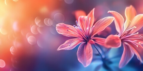 De focused abstract background featuring a delicate flower with a vile design, creating a unique and captivating visual. This vile flower adds an artistic flair to any creative project or design.