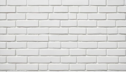Fototapeta premium White brick wall
