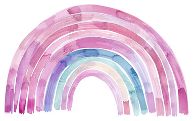 Obraz premium PNG Individual pink rainbow architecture jacuzzi arched.