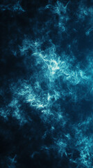 Abstract blue electric storm design with glowing energy sparks