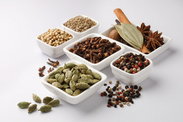 Spice blend, spice mix, Indian traditional whole spices