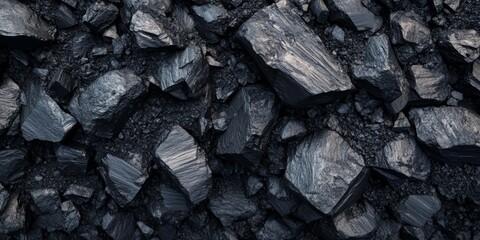 Abstract black coal texture for a unique background, reflecting the coal industry s significance in harnessing volcanic energy on Earth. Explore the powerful essence of black coal showcased.
