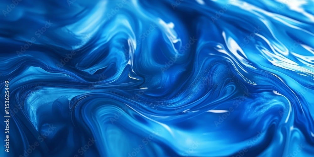 Poster abstract blue distortion creates a mesmerizing background that captivates the eye. this blue distort