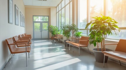 Fototapeta premium Modern Healthcare Setting with Natural Light