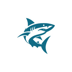 Fototapeta premium Iconic shark logo 