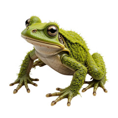 Obraz premium Cute Green Frog Amphibian Wildlife Nature Reptile Animal Close up Isolated Macro Photography