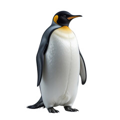 Fototapeta premium Majestic King Penguin Antarctic Wildlife Bird Illustration