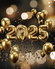 Golden balloon of 2025