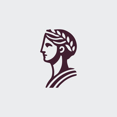 Roman goddess logo