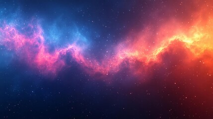 Fototapeta premium Vibrant Galaxy Gradient. Generative AI