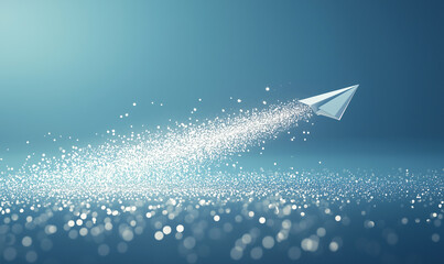 Innovative communication technology in action digital environment sparkling visuals dynamic viewpoint conceptual representation