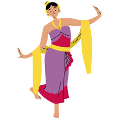 Traditional Asian Women's dance