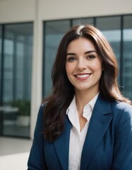 Fototapeta premium portrait of a businesswoman in office