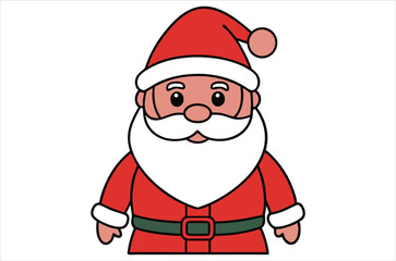 Santa Claus vector,  cartoon,  Santa portrait