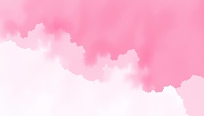 Obraz premium Abstract Pink Watercolor Valentine’s Day Background