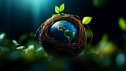 Nurturing planet earth seeds of change for co2 reduction global environment nature photography lush...