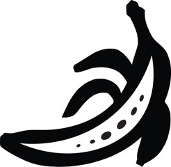 banana silhouette vector