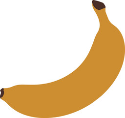 banana silhouette vector