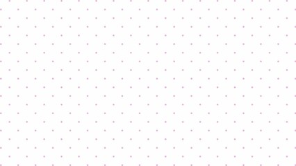 白背景にピンクのドットのキュートでシンプルな背景