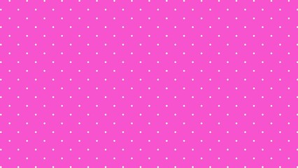 ピンク背景に白のドットのキュートでシンプルな背景