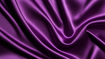 Obraz premium Luxurious Purple Silk Fabric Background