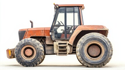 Fototapeta premium Heavy Machinery on Soft Light Background