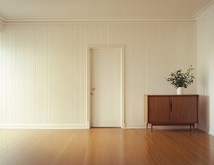 room with wooden floor