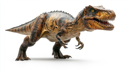 Obraz premium Realistic Gorgosaurus on White Background. Generative AI