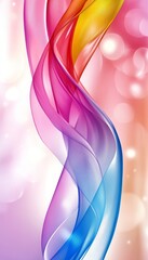 Abstract Pastel Swirls Colorful Background for Hospitality, Tourism, Luxury, and Comfort Themes