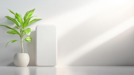 Flyer mockup with white background. Generative AI