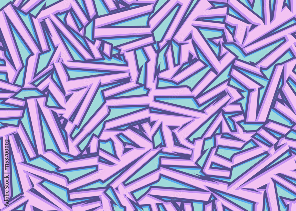 Poster abstract background with geometric triangular and stripe pattern