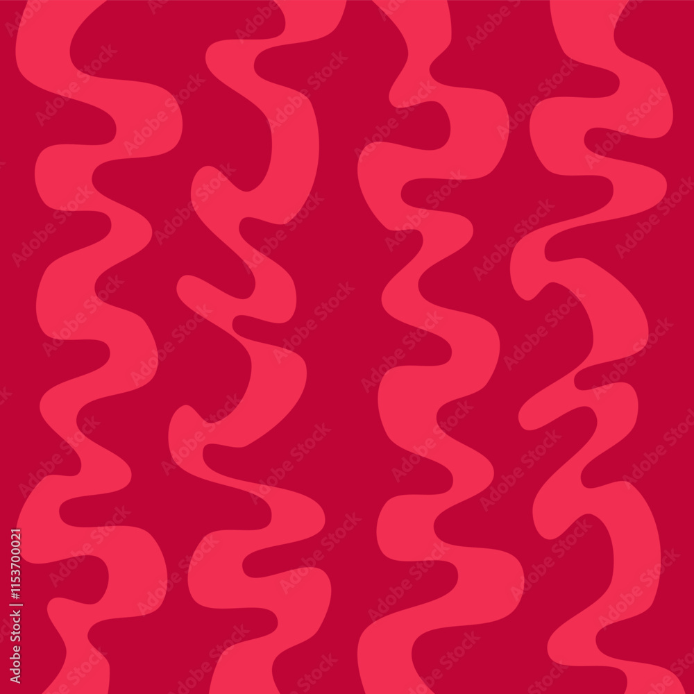 Poster abstract background with wavy lines pattern