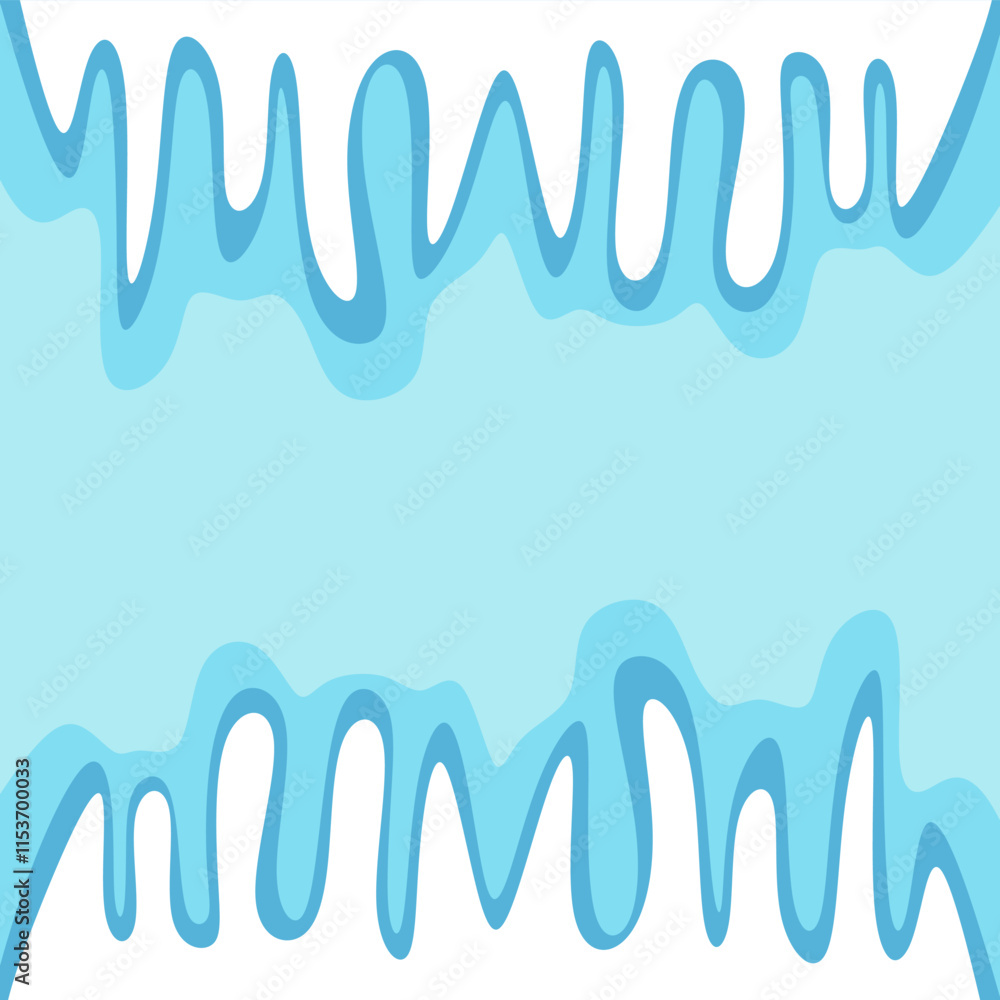 Poster abstract background with melting liquid pattern and with some copy space area