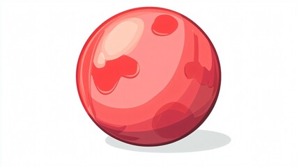 Playful Pets Ball Icon Vector Isolated on Transparent Background