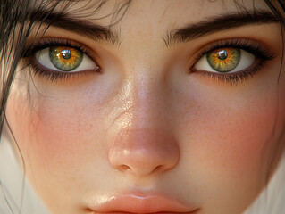 Obraz premium Close-up photo of beautiful woman