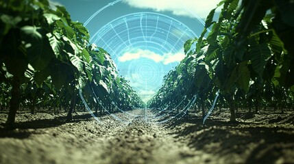 exposure of cocoa plants and a weather radar showing storms, symbolizing the adverse effects of unpredictable climate patterns on cocoa production and pricing. [Cocoa prices are high]:[Production 